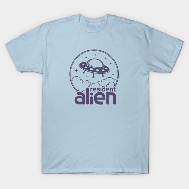 Resident Alien UFO T-Shirt by Vault Emporium